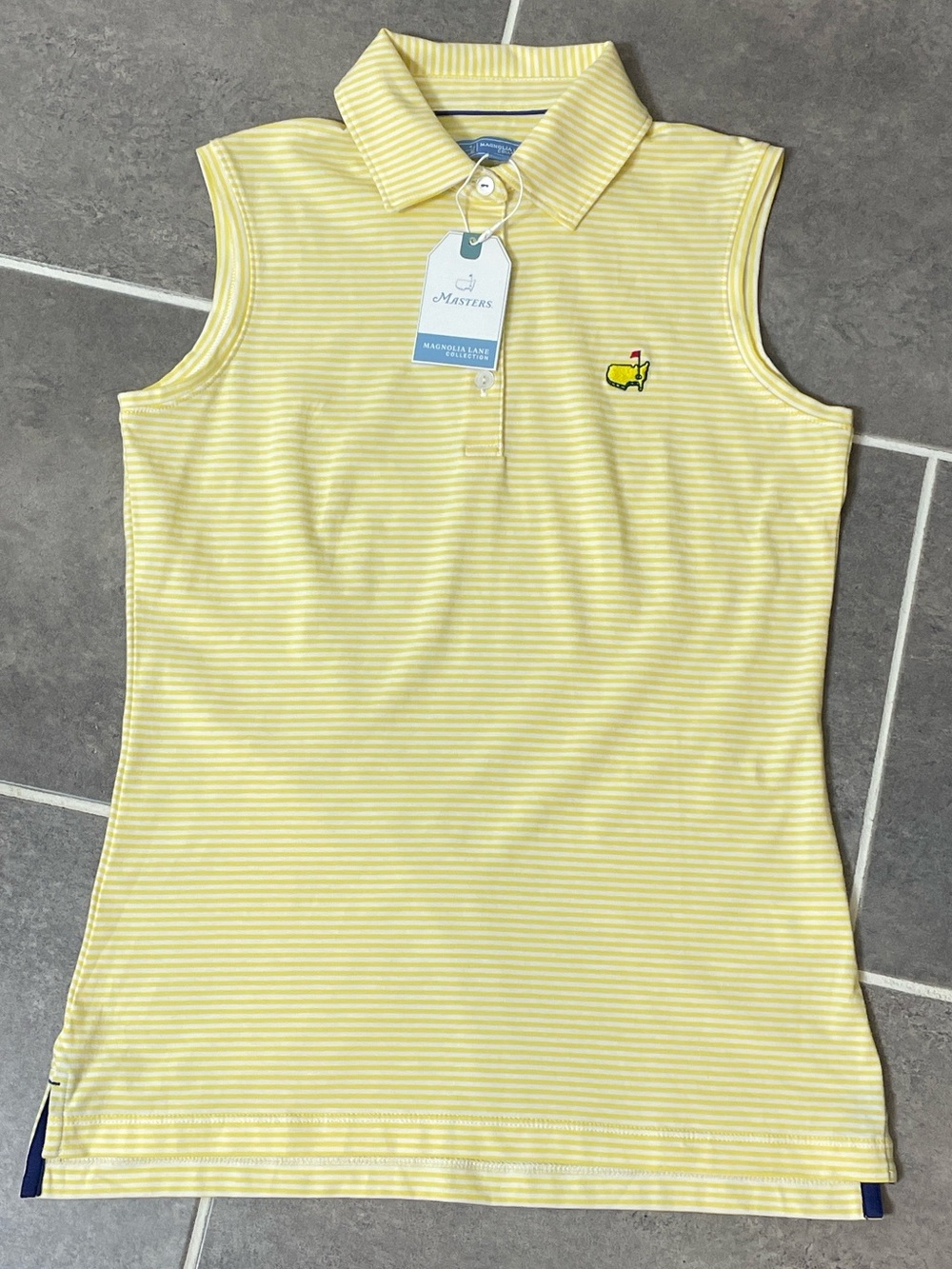 Masters Magnolia Lane Golf Sleeveless Polo size Small